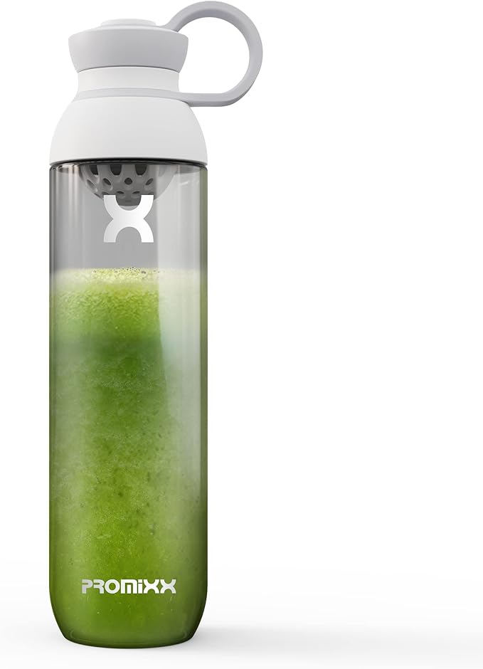 Promixx FORM Water Bottle - Premium Large Water Bottles for Hydration, Infusions and Supplements - Lifetime Durability, Leakproof Water Bottle BPA Free - 26oz / 760ml, Ceramic White