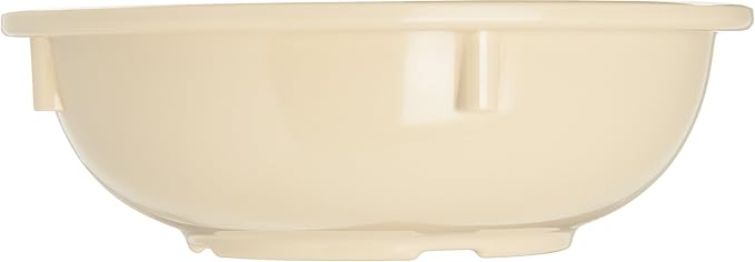Carlisle FoodService Products Kingline Reusable Plastic Bowl Nappie Bowl for Home and Restaurant, Melamine, 10 Ounces, Tan, (Pack of 48)