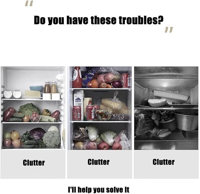 Relativityi Transparent Plastic Food Storage Containers, Relativityi Household Transparent Plastic Food Storage Box-Including Drain Basket with Removable Colander (Gray, S)