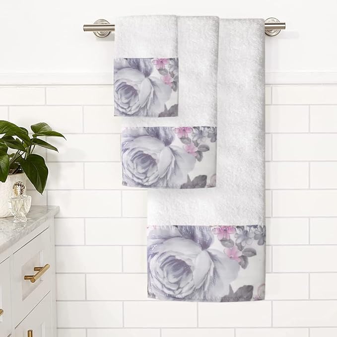 Popular Bath Michelle Towel Set 3PC Lilac