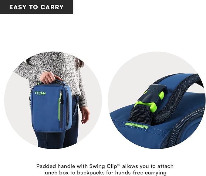 Titan Fridge Cold Upright Lunch Box With 2 250g Ice Walls®, Nightfall