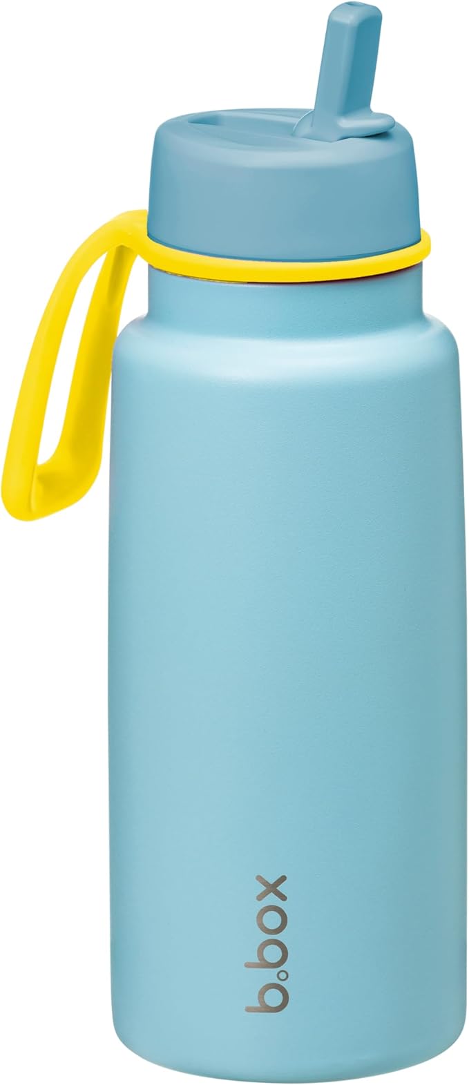 b.box Triple Insulated 34oz Water Bottle w/Stainless Steel Straw. 46 Hours Cold. Leak Proof Tumbler with Lid and Straw for Travel, Gym & School. BPA Free Sports Water Bottles.