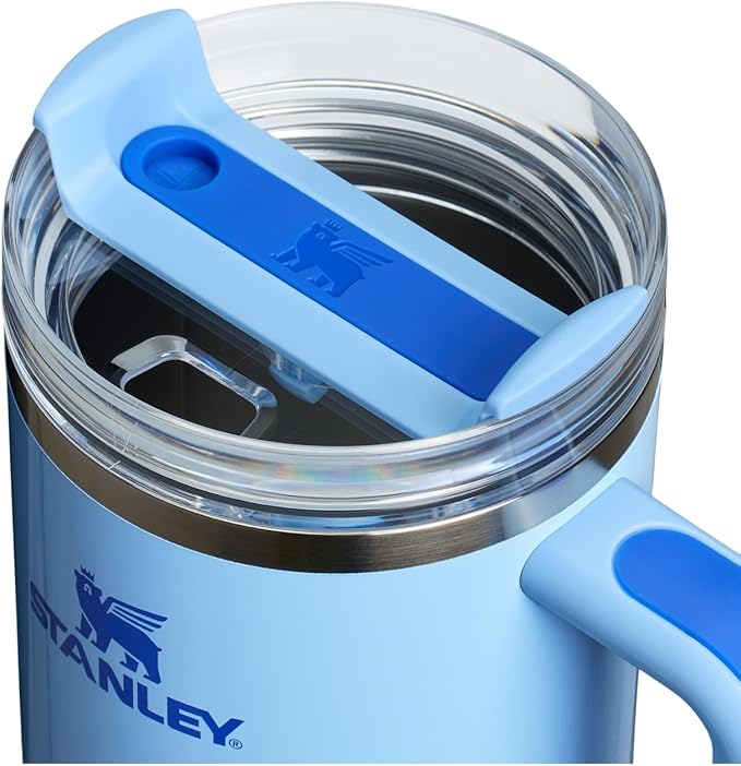 STANLEY Quencher H2.0 Tumbler with Handle and Straw 40 oz | Flowstate 3-Position Lid | Cup Holder Compatible for Travel | Insulated Stainless Steel Cup | BPA-Free | Cornflower Gloss