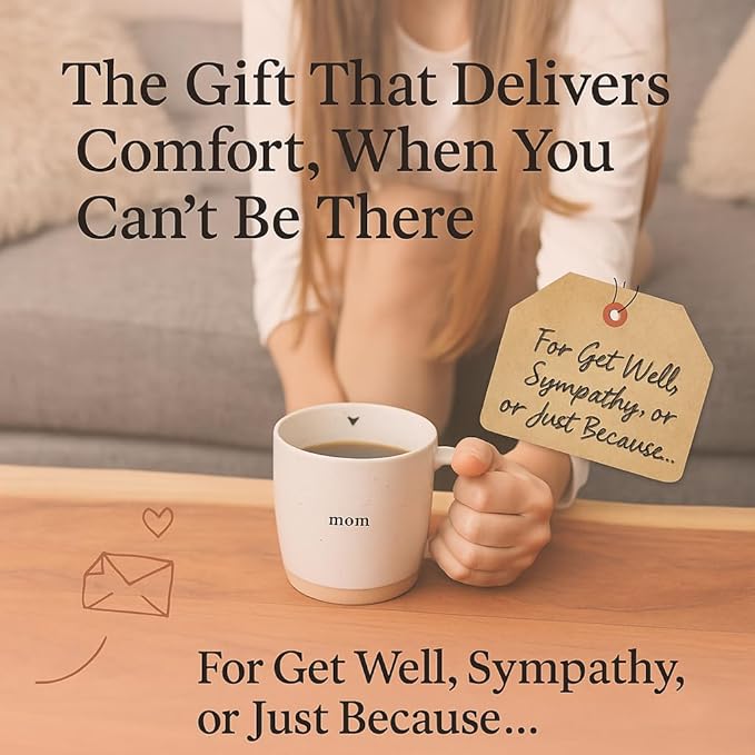 UnBoxMe Mom Heart Mug - Heartfelt Mother's Day Gift | Sentimental Coffee Cup for Mom, Grandma | Minimalist Ceramic Design with Subtle Heart | Dishwasher Safe