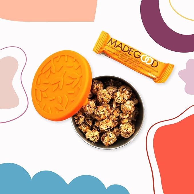 TAVVA 2 X 12 oz Stainless Steel Containers with Lids 12 oz - Leakproof w/Silicone Lids - BPA Free - Dishwasher & Freezer Safe - Portable & Reusable - Stainless Steel Storage Food Snack Containers