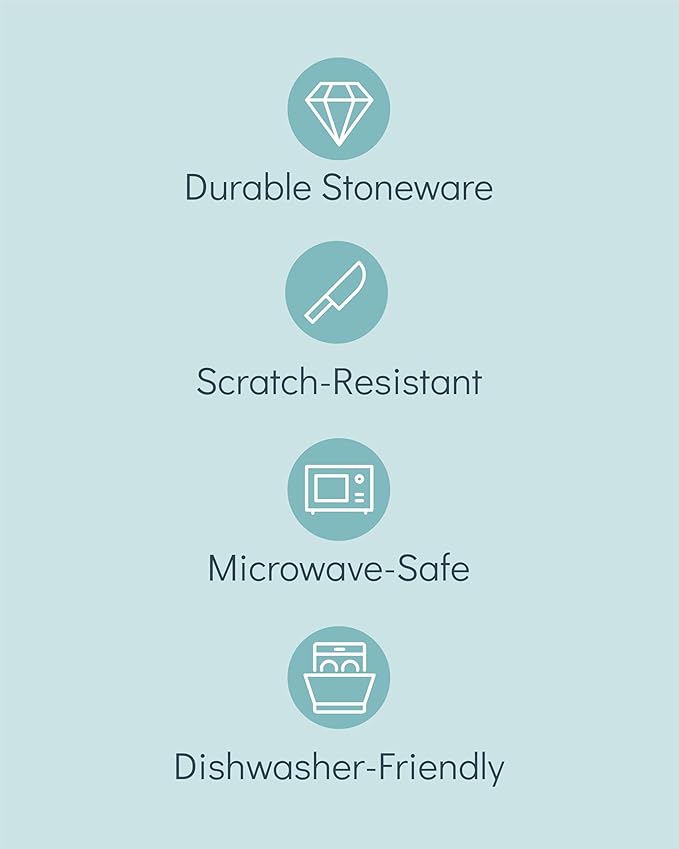 Stoneware coffee mugs set 2 pcs – 14.5 oz petrol blue ceramic mugs – Dishwasher and microwave safe – Stylish coffee cup set – Dinner service