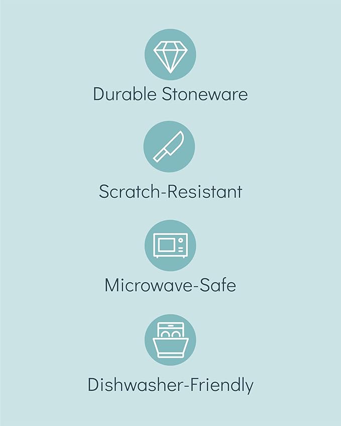 Stoneware coffee mugs set 4 pcs – 10.5 oz matte black ceramic cups – Dishwasher and microwave safe – Stylish large mug set – Dinner service Pure Living