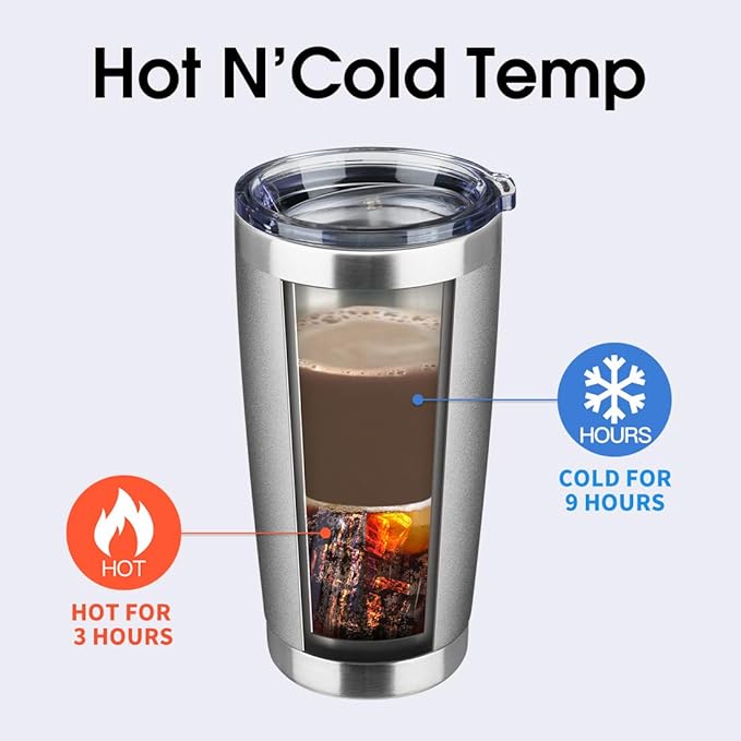 20oz Tumbler Bulk Stainless Steel Vacuum Insulated Tumblers with Lid Double Wall Travel Mug, Durable Powder Coated Coffee Cup, Suitable for Ice Drinks and Hot Beverage (Gray 6pack)