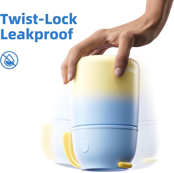 Thermo for Hot Food for Adults Kids | Wide Mouth, 18 oz Insulated Food Jar with Spoon, Leakproof Soup Thermo for School Office Travel, Thermal Steel Lunch Container Easy to Carry (Light Blue)