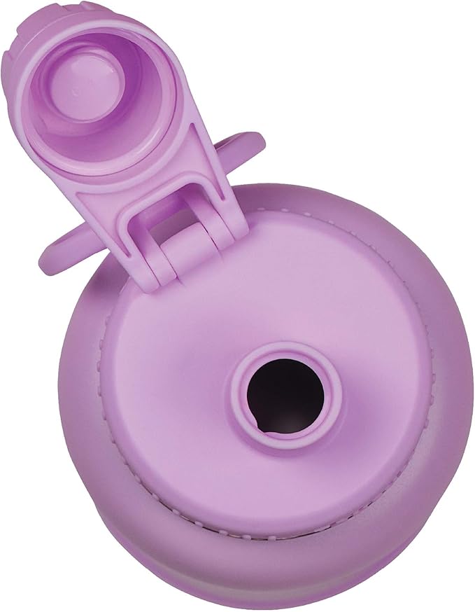 Takeya Actives Water Bottle with Spout Lid - Bottle with Double Stainless Steel Insulation - Dishwasher Safe & BPA-Free - Bottle with Spout Lid & Removable Bumper - 18 oz, Lilac