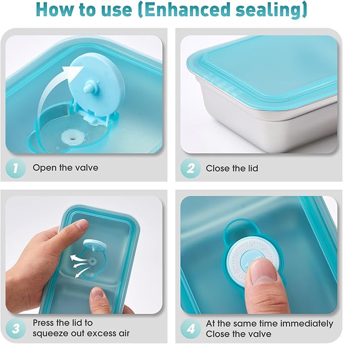 Stainless Steel Snack Containers,Reusable 2 Compartment Stainless Snack Containers with Lids,Stainless Steel Food Storage Containers,Metal Snack Lunch Meal Prep Containers,Bento Box 2 Pack