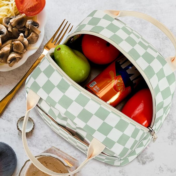 Bluboon Lunch Box for Women Cute Lunch Bag Reusable Insulated Lunch Bags Large Capacity Lunchbox Cooler for Work Picnic or Travel