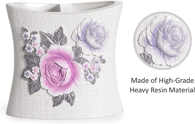 Popular Bath Tooth Brush Holder, Michelle Collection, 5x3, Lilac