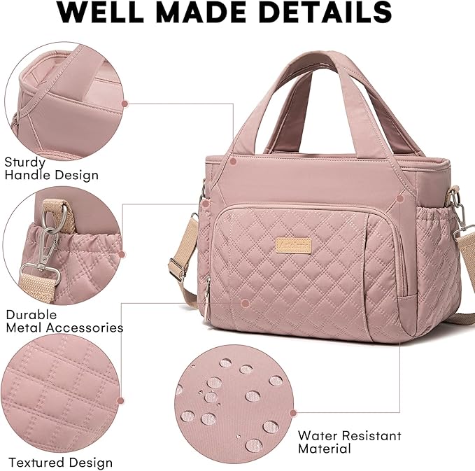 Artelaris Insulated Lunch Bag for Women,Leak-Proof Cooler Lunch Box, Cooling Tote for Adult,with 7 Pockets,Adjustable Strap(15 Liters)