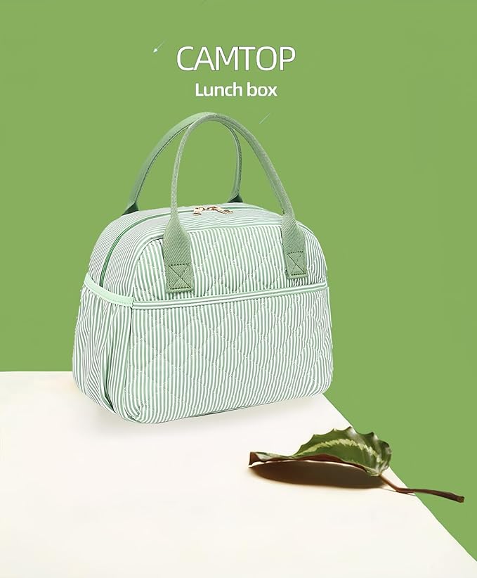 CAMTOP Lunch Box for Women Men Insulated Lunch Bag Lunch Tote Bag Leakproof Thermal Cooler Large Capacity for Travel Work School Picnic