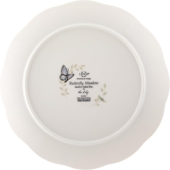 Lenox 6342794 Lenox Butterfly Meadow 18-Piece Dinnerware Set White