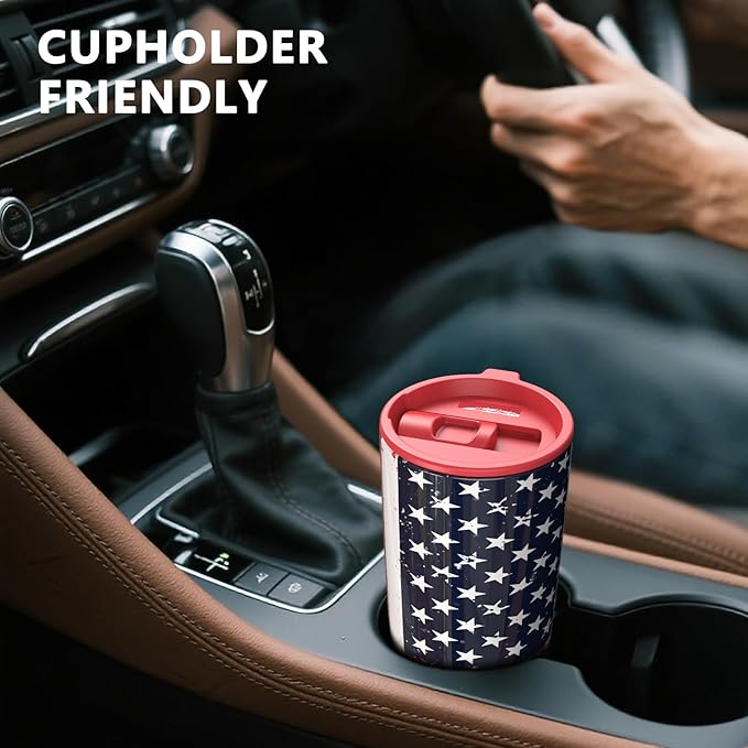 TILUCK 20 oz Tumbler with Leak-Proof Lid, Vacuum Insulated Stainless Steel Coffee Mug, Double-Walled Travel Tumbler for Hot and Cold Drinks