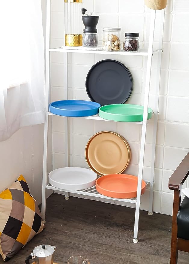 Ceramic Saucer 9 inch White Round Saucer for Planter | Planter Tray