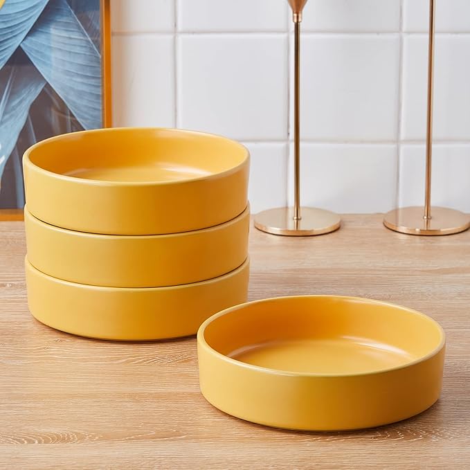 Stone lain Cleo Stoneware Dinnerware Set, 16-Piece Service for 4, Yellow