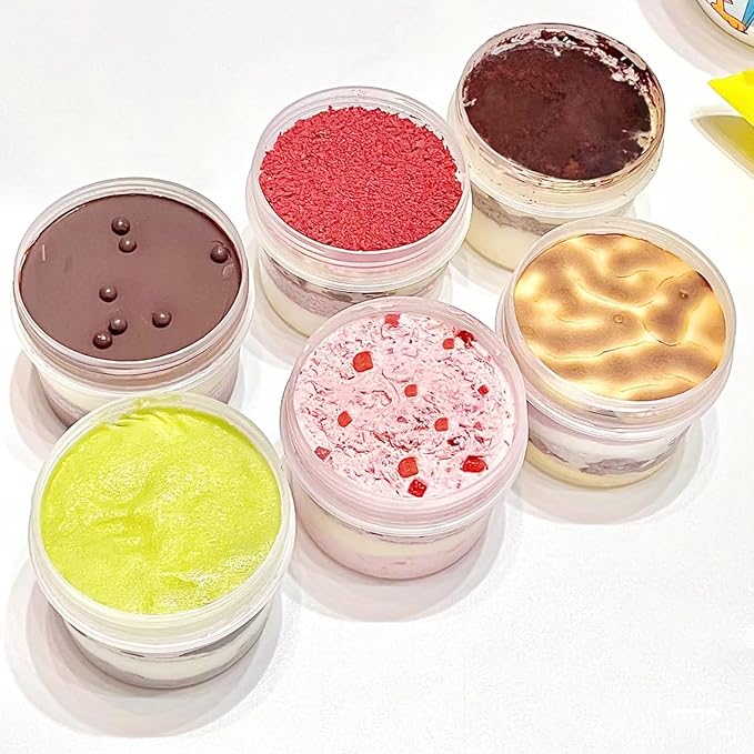 TUZAZO 5 Oz Food Storage Containers with Screw Lids, 12-Count BPA Free Small Snack Plastic Freezer Container for Sauce, Jam and Puree, Reusable Plastic Ice Cream Containers