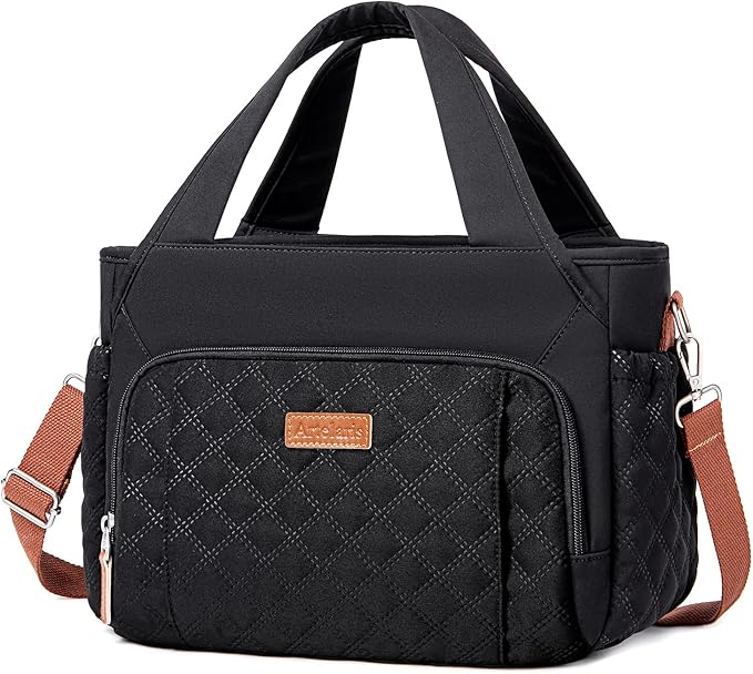 Artelaris Insulated Lunch Bag for Women,Leak-Proof Cooler Lunch Box, Cooling Tote for Adult,with 7 Pockets,Adjustable Strap(15 Liters)