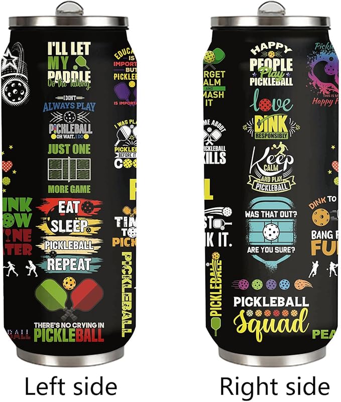 Pickleball Tumbler Cup Travel Mug With Lid,Pickleball Lover Birthday Gifts Stainless Steel Vacuum Coffee Mug Cup Pickleball Gifts For Women Men 17 Oz