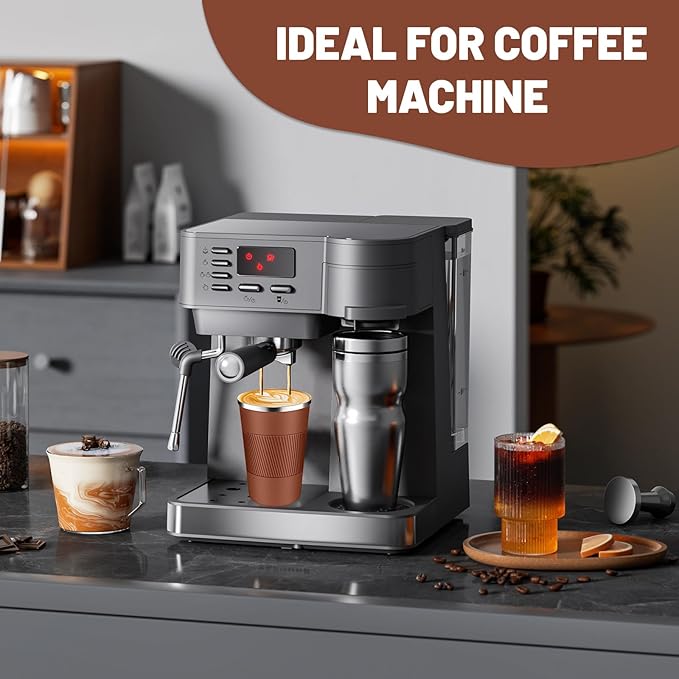 Insulated Coffee Tumblers with Flip Lid 12oz / 17oz, Stainless Steel Travel Coffee Mug Leak Proof, Vacuum Insulated Coffee Mug Reusable Cup, Keeps Cold and Hot for Coffee Tea