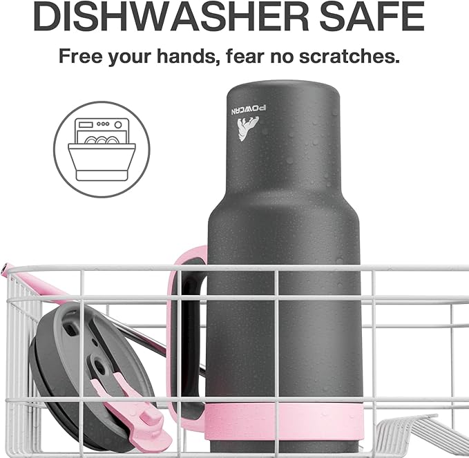 40 oz Tumbler with Handle, 2-in-1 Straw and Sip Lid, Leakproof, Dishwasher Safe, Insulated Stainless Steel Travel Coffee Mug, Keeps Cold for 34 Hours, Fits in Car Cup Holder (Rebellion)