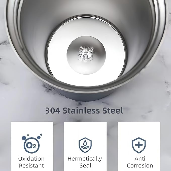 304 stainless steel coffee cup. Durable, leak - proof. Fits home, office, outdoors. 12oz/17oz options, multiple colors. Ideal for coffee lovers (Black, 17oz)