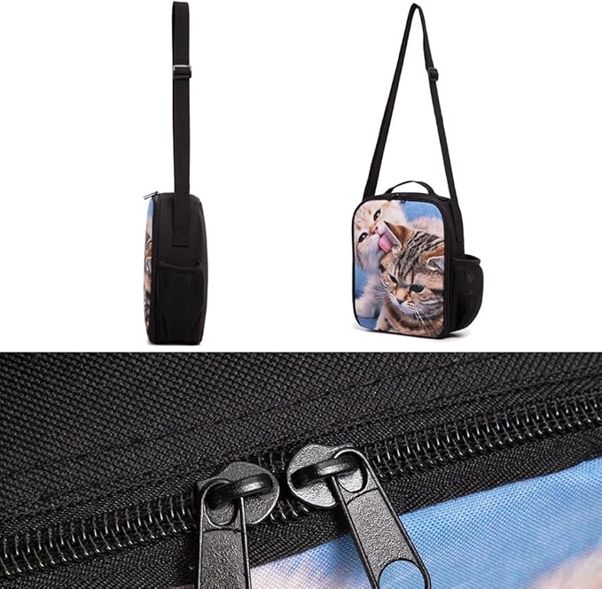 CAIWEI 3D Animal Dinosaur Insulated Lunch Box Cooler Bag