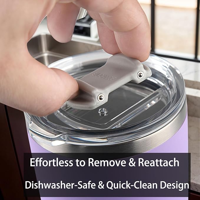 Purple Soft Touch Cup With Lid,20 Oz Insulated Double Wall Tumbler | Metal Drinking Camping Cup | Beer Gifts For Men,Spill Proof Perfect for Cappuccino & Protein Powder,Sip Coffee Mug