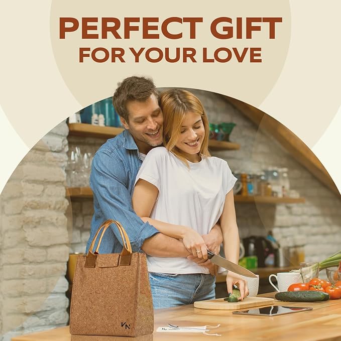 VonNova Women’s Insulated Lunch Bag with Premium 4mm Cooler Insulation, Cute Large 7L Lunch Tote for Office, Durable Small Lunch Box for Women, Stylish Lunchbox for Adults, Teens, Nurses, Teachers