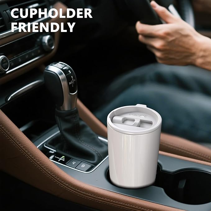 TILUCK 20 oz Tumbler with Leak-Proof Lid, Vacuum Insulated Stainless Steel Coffee Mug, Double-Walled Travel Tumbler for Hot and Cold Drinks