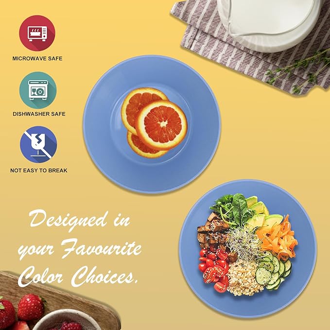 Wrova Wheat Straw Bowl Sets,6 PCS Unbreakable Cereal Bowl 36 OZ,Microwave and Dishwasher Safe Bowls,Kitchen Bowls for Serving Soup,Oatmeal and Salad （Sky Blue）