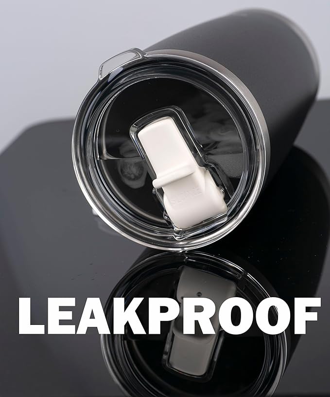 Soft Blue 100% Leak Proof 20 oz Tumbler with Straw And Lid Stainless Steel Vacuum Insulated Durable Travel Coffee Mugs Cups,Dishwasher Safe,Outside,Friends,Easy To Carry,Cold Iced For 30 Hours