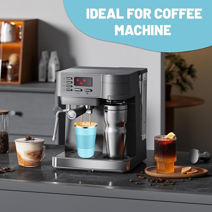 Insulated Coffee Tumblers with Flip Lid 12oz / 17oz, Stainless Steel Travel Coffee Mug Leak Proof, Vacuum Insulated Coffee Mug Reusable Cup, Keeps Cold and Hot for Coffee Tea