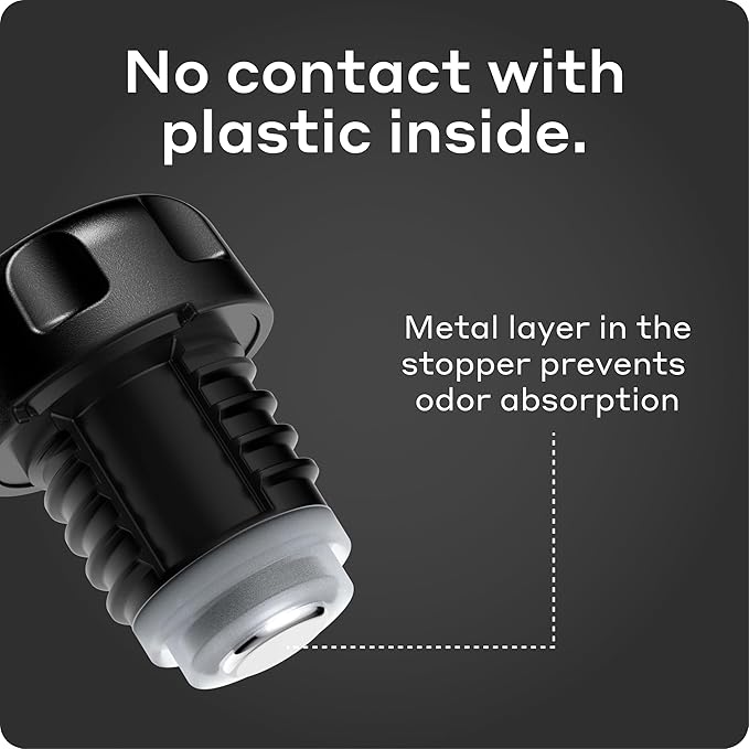 BOBBER 26 oz Stainless Steel Travel Thermos for Hot Drinks – Dishwasher Safe Metal Water Bottle with Cup Lid for Men, Hiking, Travel – Keeps Hot for 36 Hours – BPA-Free, Vacuum Insulated (Matte)