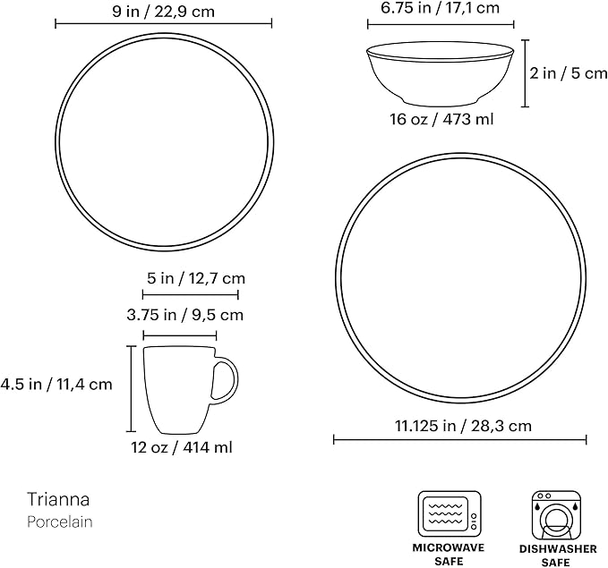 Lenox Trianna Blush 4-Piece Place Setting, 5.50 LB, Pink