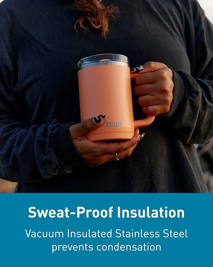 CamelBak Thrive Drinkware Insulated Stainless Steel Mug Nordic Blue, 16oz