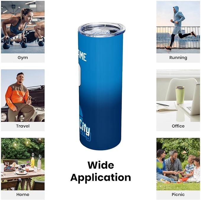 Custom Tumblers Stainless Steel Cup Personalized Basketball Insulation Travel Mug Add Your Name Number 20 oz Fans Gift for Men Women