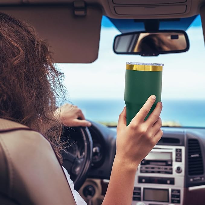 20 oz Tumbler Bulk 6 Pack Stainless Steel Tumblers with Lids and Straws, Double Wall Vacuum Insulated Travel Coffee Mug for Laser Engrave, Powder Coated Cups for Hot and Cold Drinks (Mixed,6 pack)