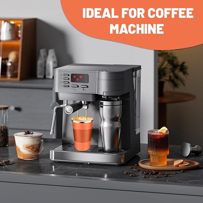 Insulated Coffee Tumblers with Flip Lid 12oz / 17oz, Stainless Steel Travel Coffee Mug Leak Proof, Vacuum Insulated Coffee Mug Reusable Cup, Keeps Cold and Hot for Coffee Tea