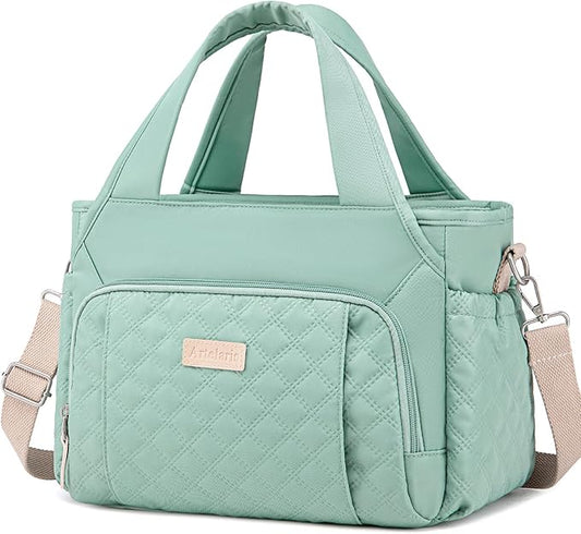 Artelaris Insulated Lunch Bag for Women,Leak-Proof Cooler Lunch Box, Cooling Tote for Adult,with 7 Pockets,Adjustable Strap(15 Liters)