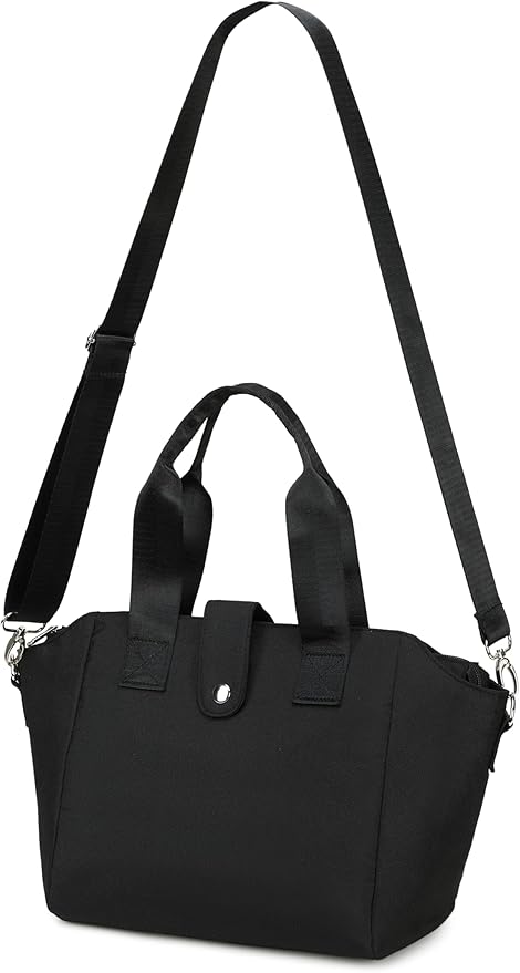 CAMTOP Lunch Box for Women Insulated Lunch Bag Lunchbox Cooler Thermal Leakproof Quilted Reusable Lunch Tote Bag for Work School Travel Picnic (Z-Black)