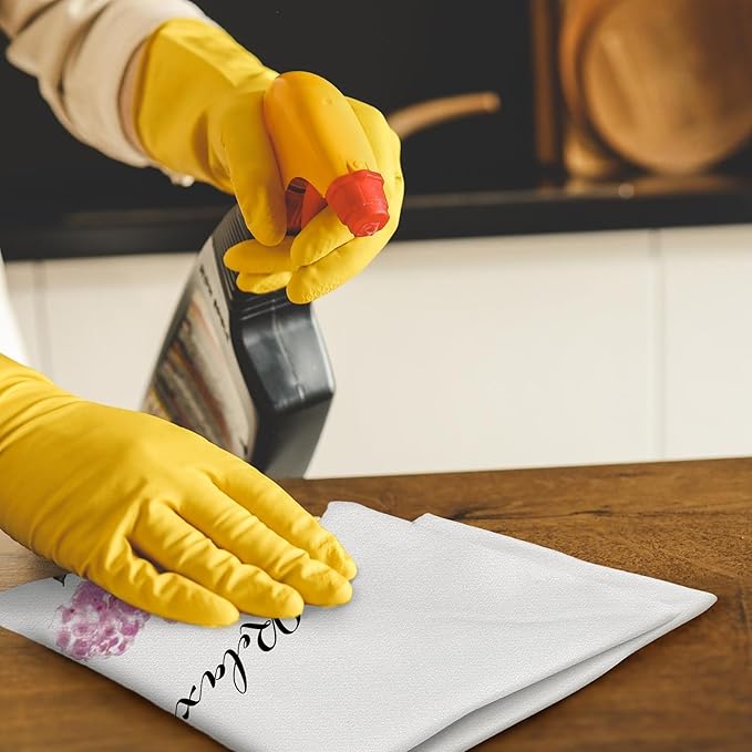 Pink Hydrangea Floral Hand Towels for Spa Gym Bathroom, Rustic Hydrangea Floral Kitchen Towels, Pink Aesthetic Flower Botanical Dish Tea Towels for Kitchen Decor, 16x24 Inch Set of 2