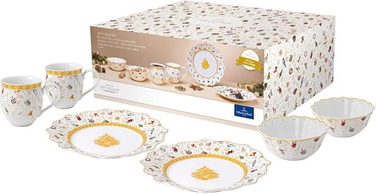 Villeroy & Boch Delight Breakfast 2 Anniversary Edition Set 6 Pieces, 6tlg, White
