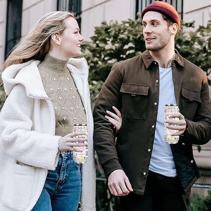 Gymnastics Tumbler Cup With Lid - Birthday Gift for Gymnastics Lovers - Stainless Steel Vacuum Coffee Mug for Women and Girls - 17 Oz