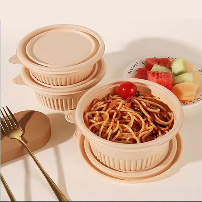 30 Packs 16oz Meal Prep Containers Disposable,take out food storage Take Out Containers, Stackable, Microwaving, And Freezing