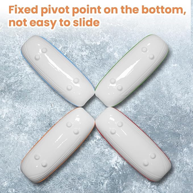 Cinf Colorful Side Ceramic Corn Cob Holders 8.8" Corn Dishes Set of 4, White Dishes Non-slip Bottom Microwave Dishwasher Oven Safe