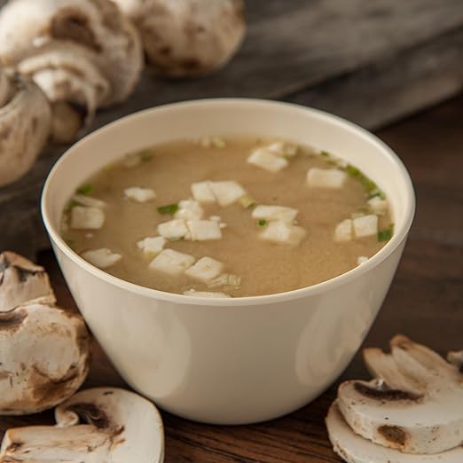 Carlisle FoodService Products Kingline Reusable Plastic Bowl Soup Cup for Home and Restaurant, Melamine, 8 Ounces, Tan, (Pack of 48)